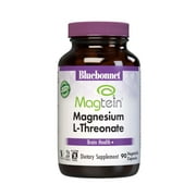 Bluebonnet Magtein Magnesium L-Threonate, Brain Health*, 90 Vegetable Caps, 30 Days