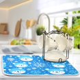 thumbnail image 5 of Yayeee Dish Drying Mat for Kitchen Counter 18"x24" Microfiber Absorbent Pad, Blue Bears, 5 of 7