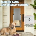thumbnail image 3 of SHZOND Large Dog Door Aluminum Dog Doors W/Extra-Large Flap 17.5" W x 27.7" H Doggie Doors for Large Dog Up to 220lbs, 3 of 8