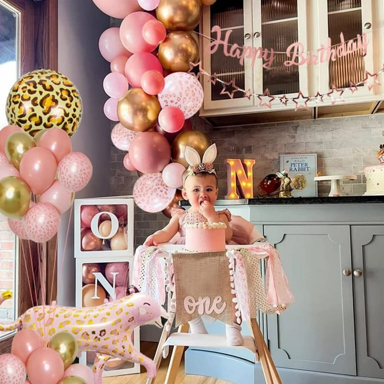 Retro Pink Birthday Decoration