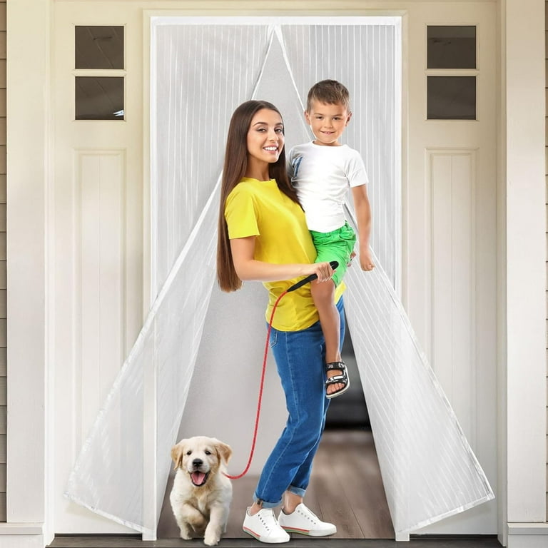 Magnetic screen door keep pets in hotsell