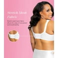 thumbnail image 6 of Exquisite Form 5100530 Fully® Classic Wireless Full-Coverage Bra with Front Closure, 6 of 7