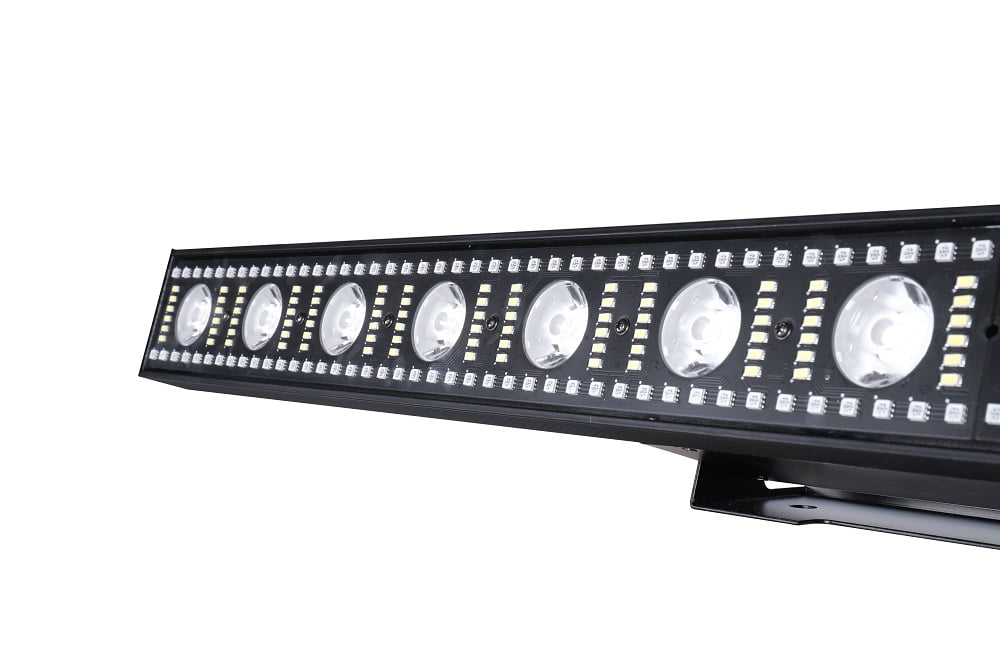 Beam Wash Strobe 3in1 Effect 14x3w LED Pixel Wall Washer Stage Light 168*0.5w LED Background Wash Strobe Bar  DJ Lighting