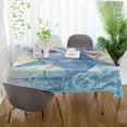 thumbnail image 4 of Qxltty Skull Shark Square Tablecloth 54×54in Thick Wrinkle Resistant Heat Proof Durable Table Cover for Dining Table, 4 of 9