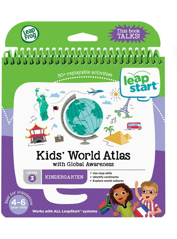 LeapFrog LeapStart Kids' World Atlas and Global Awareness Level 3, Ages 4 to 6
