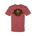 thumbnail image 2 of Wild Bobby, Gothic Skull and Dragon, Pop Culture, Men Graphic Tees, Vintage Heather Red, 3XL, 2 of 3