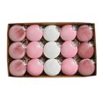 thumbnail image 1 of 15 unids/caja bolas de plástico adornos decoración de árbol de Navidad 8cm decoración del hogar de fiesta, 1 of 9