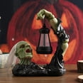 thumbnail image 2 of Decoraciones de Halloween para Exteriores, Figura Verde con Linterna de Energía Solar, Decoración Aterradora para el Hogar, Interior y Exterior, 2 of 10