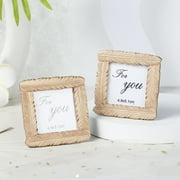 icolorfuled 2Pcs Mini Gold Photo Frames for Tabletop Display 3x3
