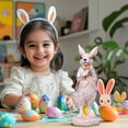 thumbnail image 3 of NIUBWJL Easter Bunny Decorations Easter Bunny Home Decorations Living Room Gifts Resin Decorations Idyllic Decorations, 3 of 7