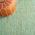 thumbnail image 6 of SAFAVIEH Natural Fiber Cebrail Geometric Area Rug, Teal/Natural, 5' x 8' Oval, 6 of 7