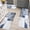 Blue, variant on BURIBURI Farmhouse Kitchen Rugs Sets of 3, Kitchen Runner Rugs Non Slip Washable, Boho Kitchen Mats for Floor, Indoor Door Mat Entrance, Laundry Room Rug, Thick Kitchen Floor Mat Carpet