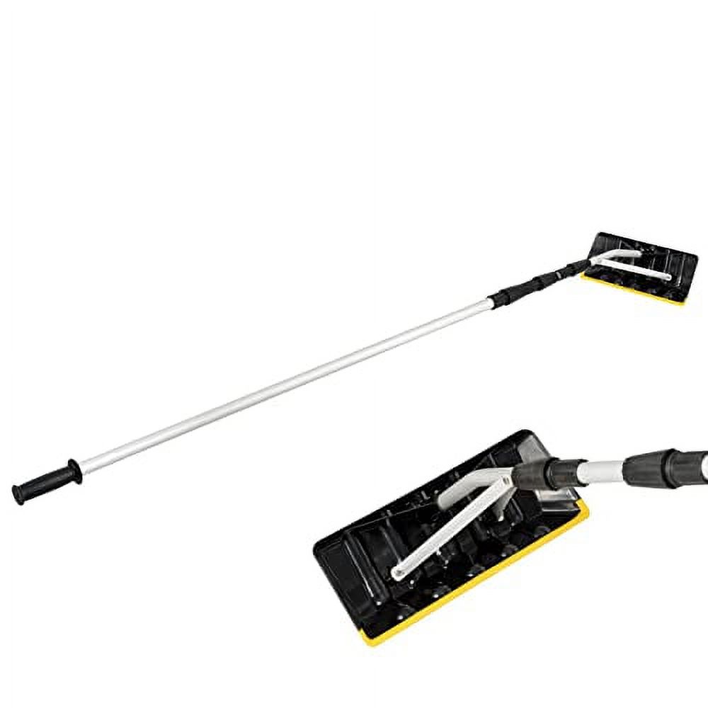 Happytools Telescoping Snow Roof Rake, 21’ Lightweight Aluminum Snow ...