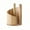Earthy Yellow, variant on SLGGBUS Mountain Paper Towel Holder, 11.4" Wood Paper Towel Holders with Mango Wood Round Base and Iron, Effortless One-Hand Tearing, Fits Large Rolls for Kitchen & Bathroom Black