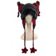 thumbnail image 1 of Guardurnaity Gorro de punto a rayas Y2K, con adorables estrellas y orejas de gato, accesorio de moda y gorro de punto con forma de oreja de gato. Sombreros rojo, 1 of 5