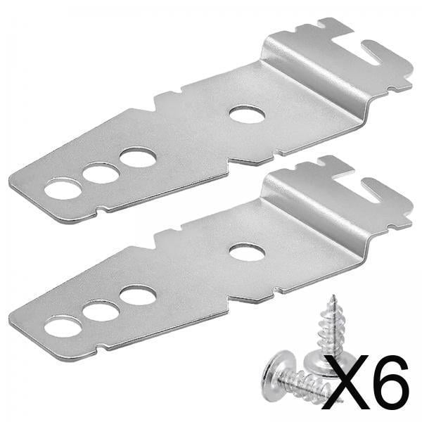 6x2Pcs 8269145 Soporte De Montaje Para Lavavajillas Accesorios A Prueba De Herrumbre Para WP8269145