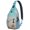 Nautical Ancho, variant on Small Travel Backpack for Essentials with Cute Turtle and Ocean Life Patterns, Multi-Functional Design, Lightweight and Durable for Cycling, Hiking, and Daily Commuting