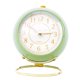 thumbnail image 5 of Reloj de cuarzo silencioso de estilo moderno con luz LED de colores, soporte y función de repetición de alarma. Verde, 5 of 9