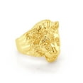 thumbnail image 4 of Lion Ring for Men 14K Gold Lion Head Design Ring (RS 7), 4 of 6