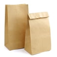 thumbnail image 3 of Brown Paper Lunch Bags, Size 5.125" x 3.375" x 10.75": 480 Bags, 3 of 5
