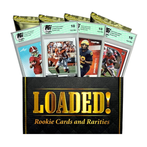 LOADED! PGI 10 College Football NIL CollectorÕs Box - All Rookie Cards