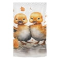 thumbnail image 2 of Ducks Leaves Water Blackout Curtain Panels Drapes Privacy Assured with Light Filtering Curtains for Living room Bedroom Bathroom Window, 2 of 6