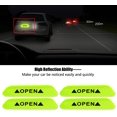thumbnail image 4 of 4 Uds. Autoadhesivo para puerta de coche, pegatina de advertencia reflectante, cinta de seguridad, señal adhesiva (verde) TUNC Sencillez, 4 of 5