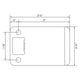thumbnail image 3 of Strike Plate Stone Harbor Hardware, 5,7 x 7,6 cm, níquel envejecido, 3 of 3