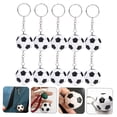 thumbnail image 6 of OUNONA 10Pcs Soccer Keychains for Keys Plastic Black for Mother's Day Gifts for Fan Gear, 6 of 8