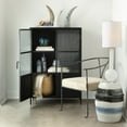 thumbnail image 5 of Jamie Young Studio Glass Table Lamp With Tall Thin Drum Shade White, 5 of 5