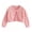 Pink, variant on Girls Fall Cardigan Kids Sweater Cardigan Children Knit Wrap Long Sleeve Solid Color Basic Button Hollow Out Outerwear for 1-13 Years Girls Indoor