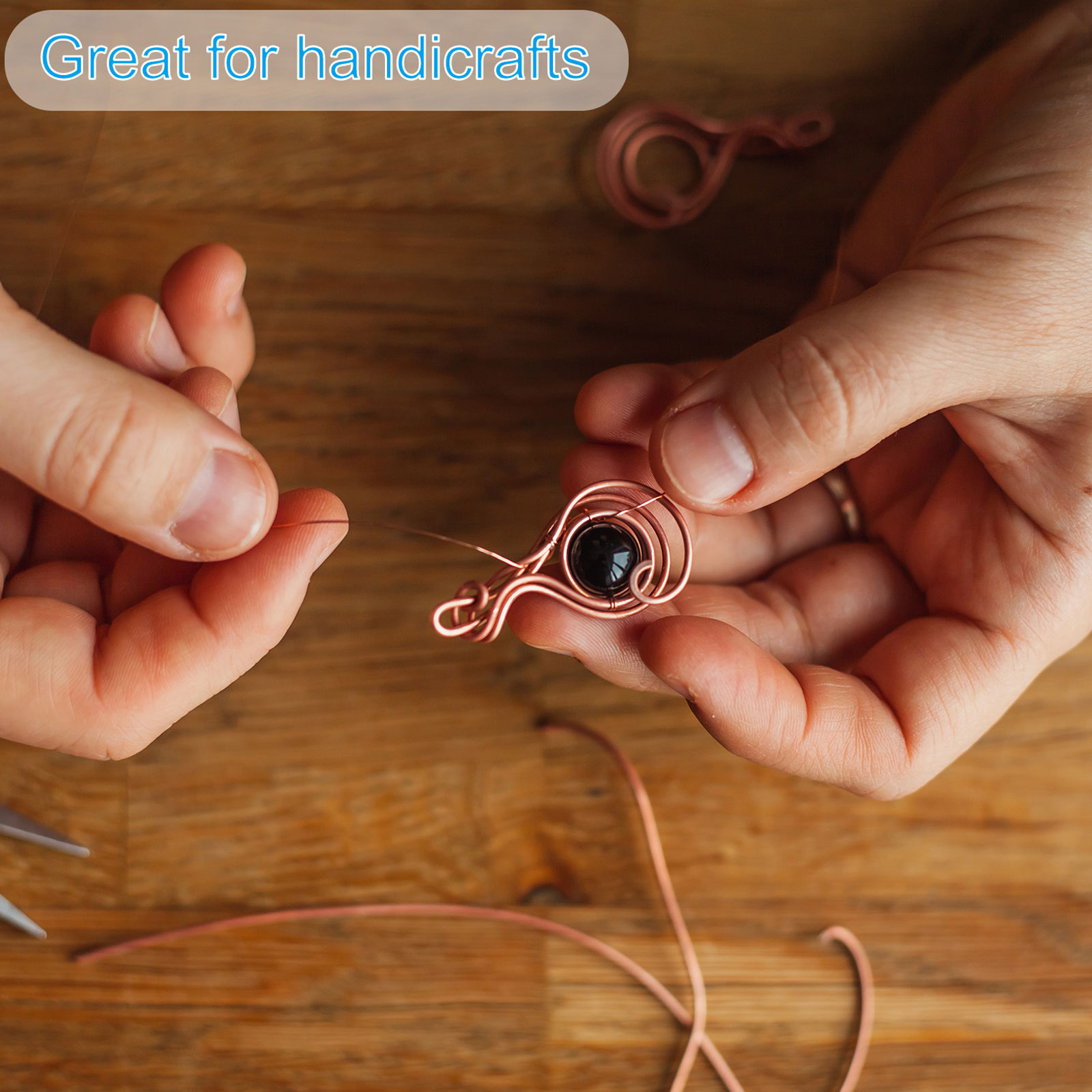 Unique Bargains Flat Brass Wire for Jewelry Making and Decoration Supplies 0.25mmx3mm