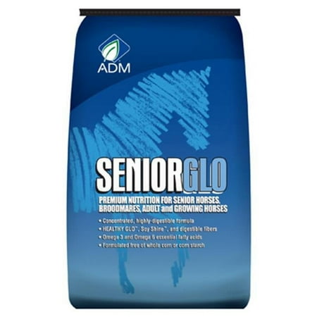 UPC: 0799393000390 | ADM Alliance Nutrition 10130AB 50 lbs. SeniorGlo Horse Feed Pellets