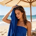 thumbnail image 5 of Large Quick Dry Bath Towel Double-Sided Plush Beach Swimming Towel for Sports - Highly Absorbent Microfiber Towel for Pool Gym Camping Travel - Soft and Fast Drying 160x80cm, 5 of 6