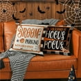 thumbnail image 5 of Halloween Decorations Pillow Covers 18x18 Set of 4 Halloween Decor Hocus Pocus Throw Pillow Covers Indoor Outdoor Fall Pumpkin Pillow Covers Decorative Cushion Cases for Home Sofa Couch, 5 of 6