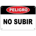 thumbnail image 1 of Metal Sign Great Metal Tin Sign Peligro No Subir Hazard Sign Hazard Labels 8 X 12 Inch, 1 of 5