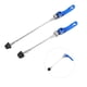 thumbnail image 4 of 1 par de brochetas para bicicleta de montaña, juego de brochetas para eje trasero delantero de liberación rápida para bicicleta de carretera (azul), 4 of 8