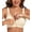 Beige, variant on Exerin Women's Plus Size Front Closure Minimizer Bras Wireless Non Padded Comfort Back Support Bra(38C,Beige)