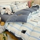 thumbnail image 4 of Melocotón Azul Rayas Negro Gato Juegos de cama de poliéster, 4 of 10