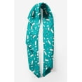 thumbnail image 2 of Bimba Green Shell & Whale Fish Ocean Pure Silk Printed Head Bandanas Summer Neck Wrap Scarf 40 x 40 Inches, 2 of 6