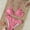 FF860-PI, variant on Women's Sexy Halter Bikini Set Triangle Top String Swimwear Two Piece Swimsuits Cheeky Bathing Suit