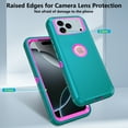 thumbnail image 4 of Asuwish Compatible with iPhone 17 Pro Max 6.9 inch Phone Case Hybrid Rugged Shockproof Hard Protective Drop Proof Full Body Heavy Duty Mobile Cell Cover for i Phone17 17P i17 17ProMax Women Men Green, 4 of 8