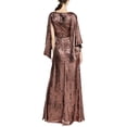 thumbnail image 2 of Theia womens  Nadine Asymmetric Gown, 6, Gold, 2 of 3