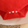 thumbnail image 5 of Paguaki Baby Girl Clothes Toddler Baby Girl Clothes 3 6 9 12 18 24 Months Summer Outfits Solid Short Sleeve Sweatshirt Tops +Romper Shorts Set, 5 of 8