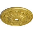 thumbnail image 3 of 30"OD x 3 7/8"ID x 3 1/4"P Flagstone Ceiling Medallion Rich Gold Finished, 3 of 6