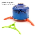 thumbnail image 4 of Greeniant Soporte de cilindro de combustible para estufa de Camping, soporte de cilindros plegable de plástico portátil, trípode de cocina salvaje, Kits de desorden para acampar Verde Greeniant OD027969-01B, 4 of 6