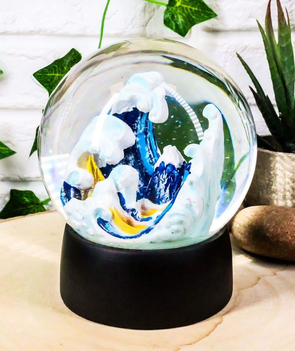 Pacific Giftware Hyperion Dragon Water Globe Con Glitter | Sfera D'Acqua Collezionabile 80 Mm