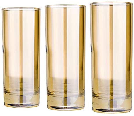 High-Quality Glasses 250 ml Tivoli Coloured Waterglasses Dishwasher Safe in Blue Set of 6 Stackable