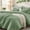 03 - Sage Green-Full, variant on Beige Queen Comforter Set 7 Pieces Seersucker Bed In A Bag For Bedroom All Season Bedding Sets With 1 2 Pillow Shams 2 Pillowcases 1 Flat Sheet 1 Fitted