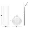 thumbnail image 5 of Koyal Wholesale Mother's Day Skinny Tumbler with Lid and Straw, Boho Mama Stainless Steel Insulated Tumbler 1-Pack, 5 of 5